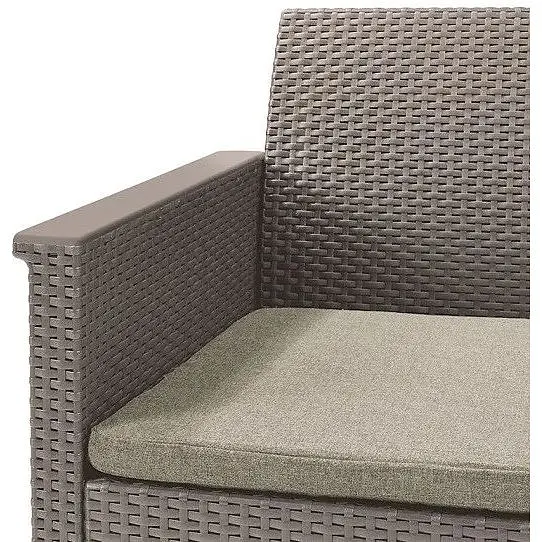 Комплект садових меблів Keter Emma balcony set стіл-скриня бежевий - фото 7
