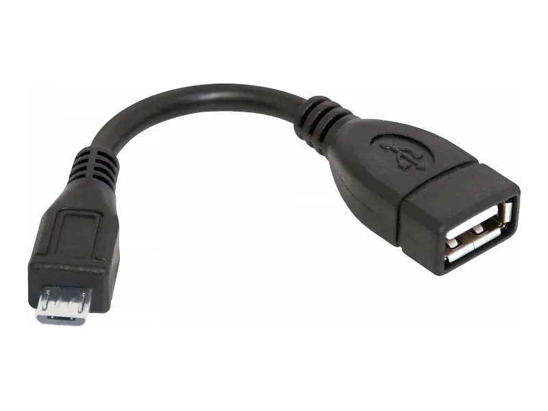 Дата кабель Defender OTG USB 2.0 AF to Micro 5P 0.08m (87300)