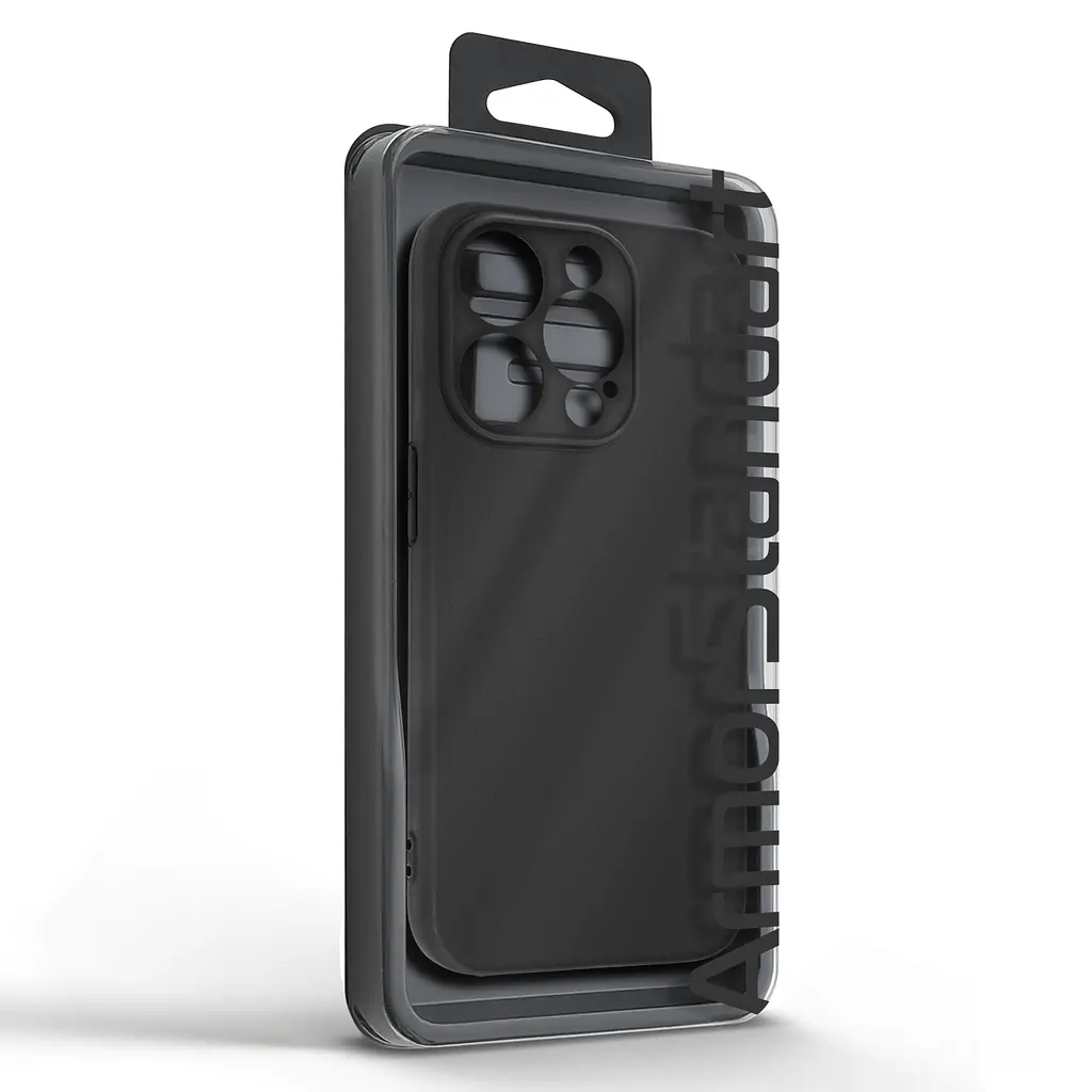 Чехол-накладка для смартфона Apple iPhone 15 Pro противоударный, силиконовый, термополиуретановый (ТПУ), с защитой камеры и корпуса, черный, защита всего корпуса, ArmorStandart (ARM68247) - фото 5