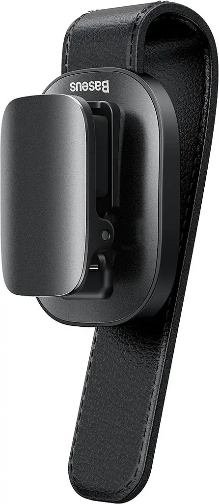 Автотримач для окулярів Baseus Platinum Vehicle Eyewear Clip Clamping Type black (ACYJN-B01) - фото 5