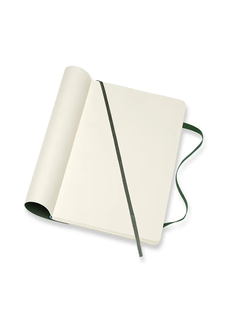 Записник Moleskine Classic середній, Нелінований Миртовий Зелений М’який (QP618K15) - фото 4