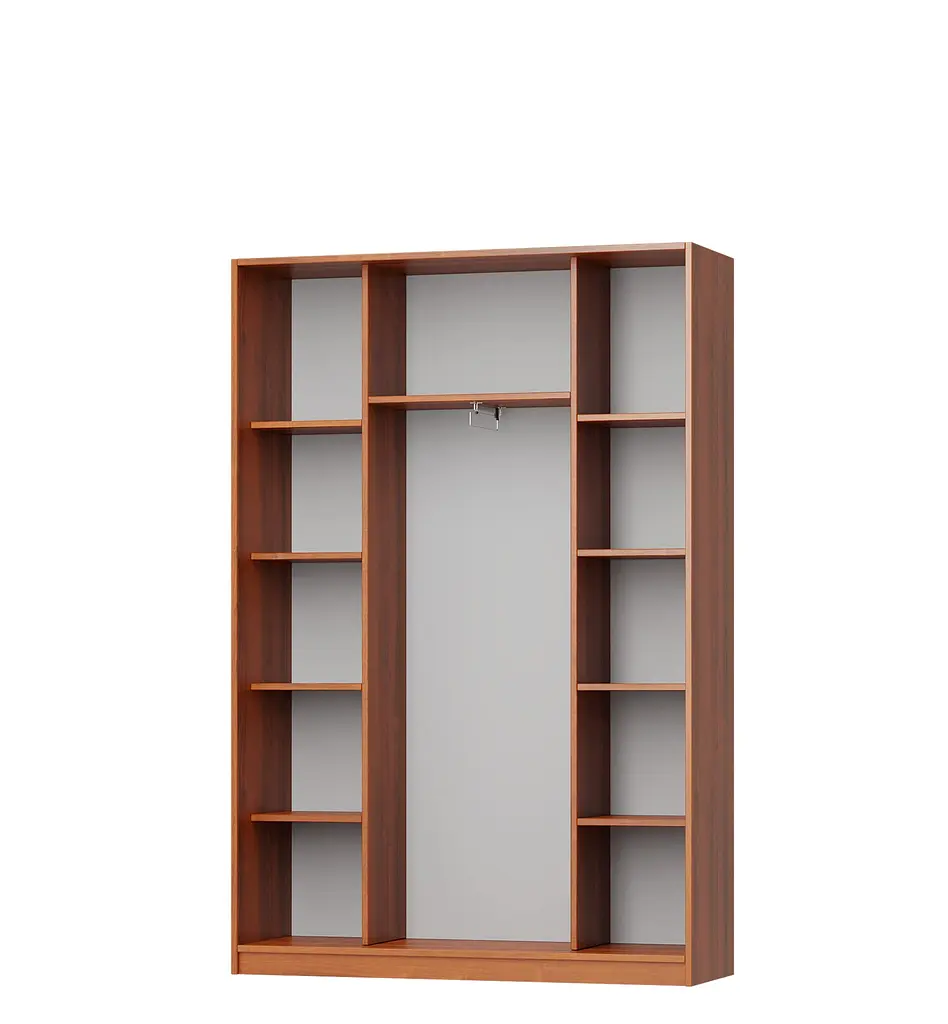 Шкаф-купе двухдверный MebelStar Комбо AL ДСП/Зеркало 150x45x210 см Дуб тахо (MBS-3520) - фото 2