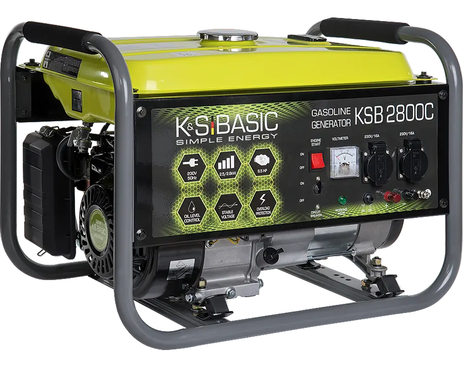 Генератор бензиновий Konner&Sohnen Basic 2.5/2.8 кВт KSB 2800C - фото 2