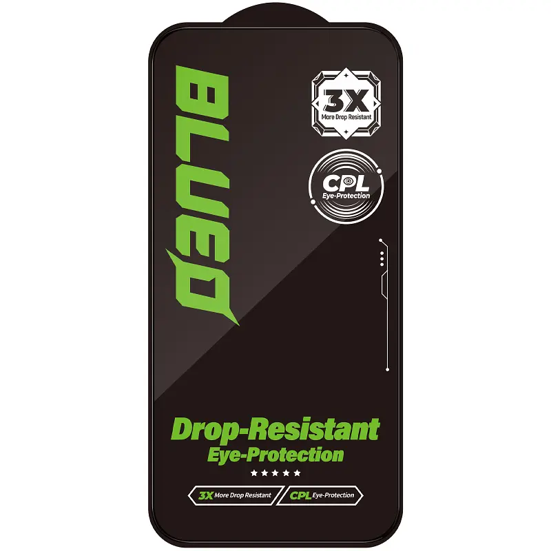 Захисне 2.5D скло Drop-Resistant для Apple iPhone 17 Pro Max Blueo teh0030792 - фото 2