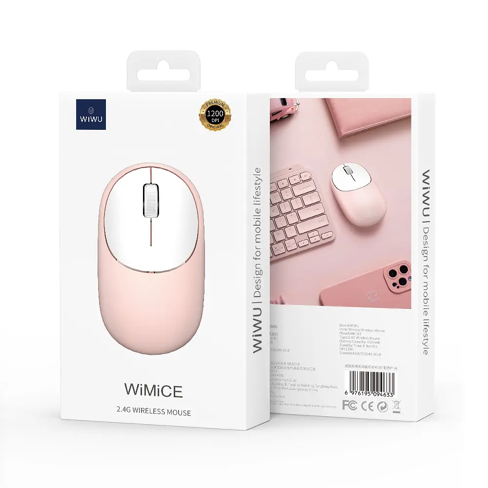 Маніпулятор миша бездротова WIWU WiMiCE 2.4G Wireless Mouse WM107 Black - фото 6