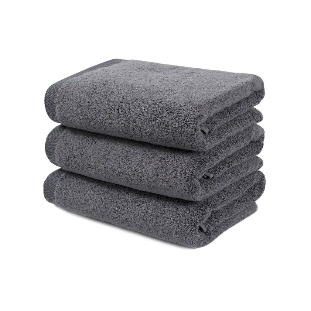 Рушник Lotus Home Готель Premium - Microcotton Antrasit 50x90 550 г/м² - фото 10