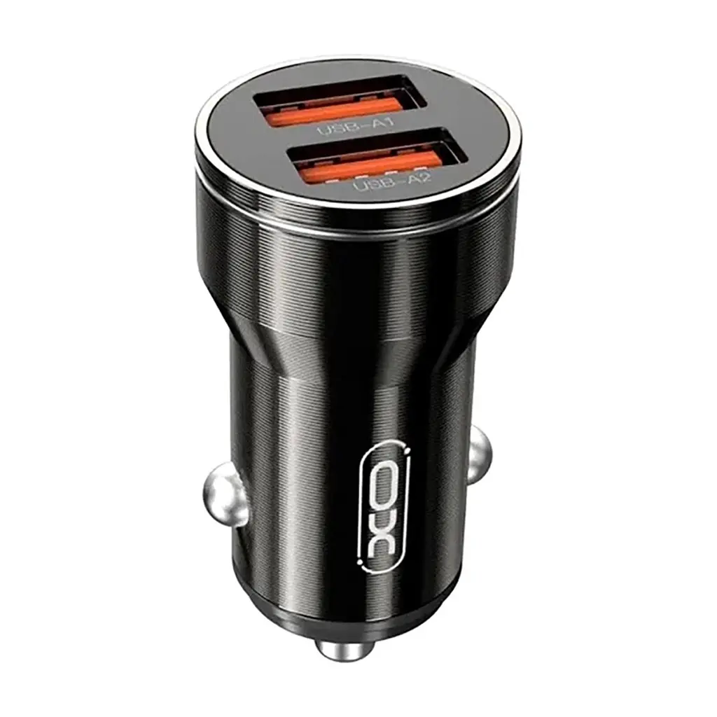 Зарядний пристрій XO 2xUSB 12W black (CC48.black) - фото 3