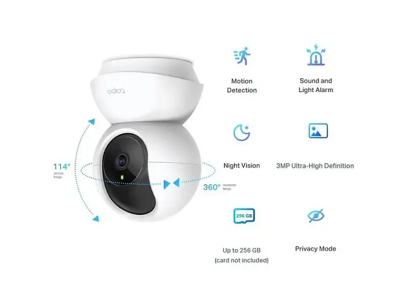 IP-камера видеонаблюдения TP-LINK Tapo C200P2 (2x pack) - фото 3