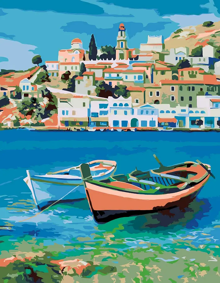 Картина за номерами Rosa Start Лазурне узбережжя 35x45 см - фото 2