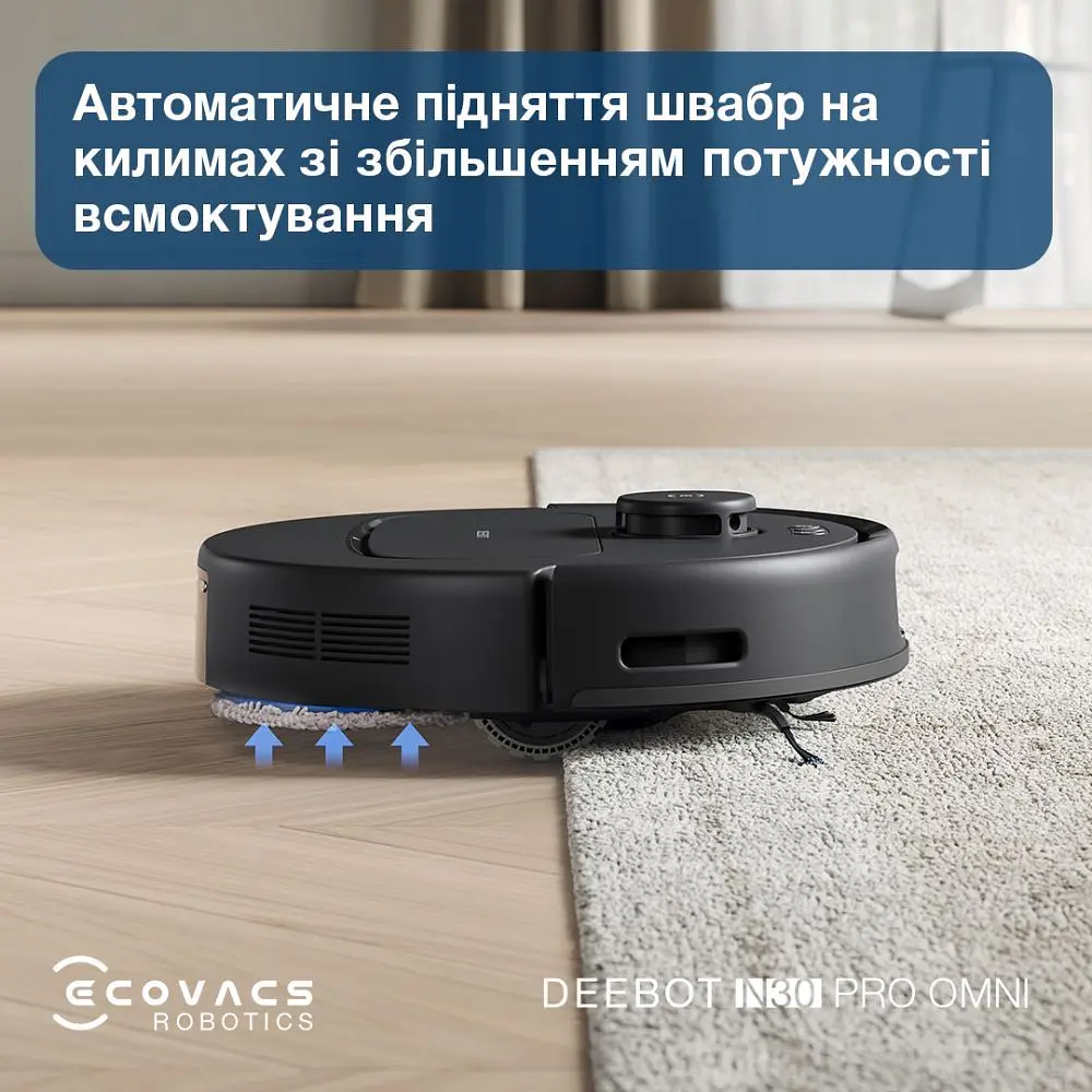 Робот-пилосос Ecovacs Omni N30 Pro (YDLX11-1) Black (YDLX11-1 Black) - фото 5
