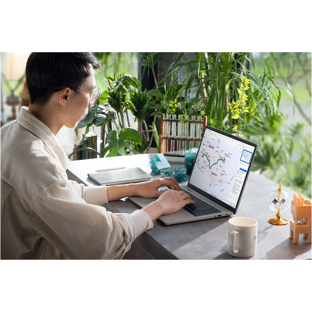 Ноутбук Acer Aspire Vero 16 AV16-51P-70Z2 с процессором Intel Core Ultra 7-155U 4.8 GHz, 16", WQXGA, IPS, 16GB LPDDR5X RAM, 1TB SSD, Intel® графикой, Windows 11 Home, Cob - фото 19