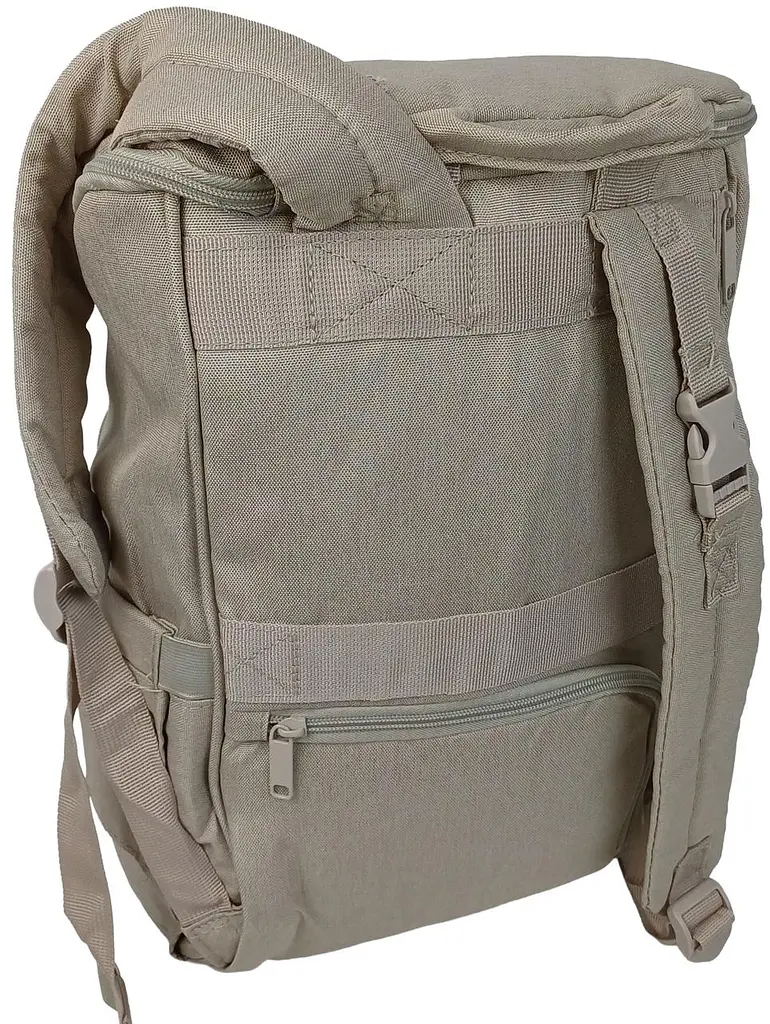 Рюкзак для мам з пелюшковими килимками Live in Style 16 л 40.5x24x19 см поліестер бежевий - фото 6
