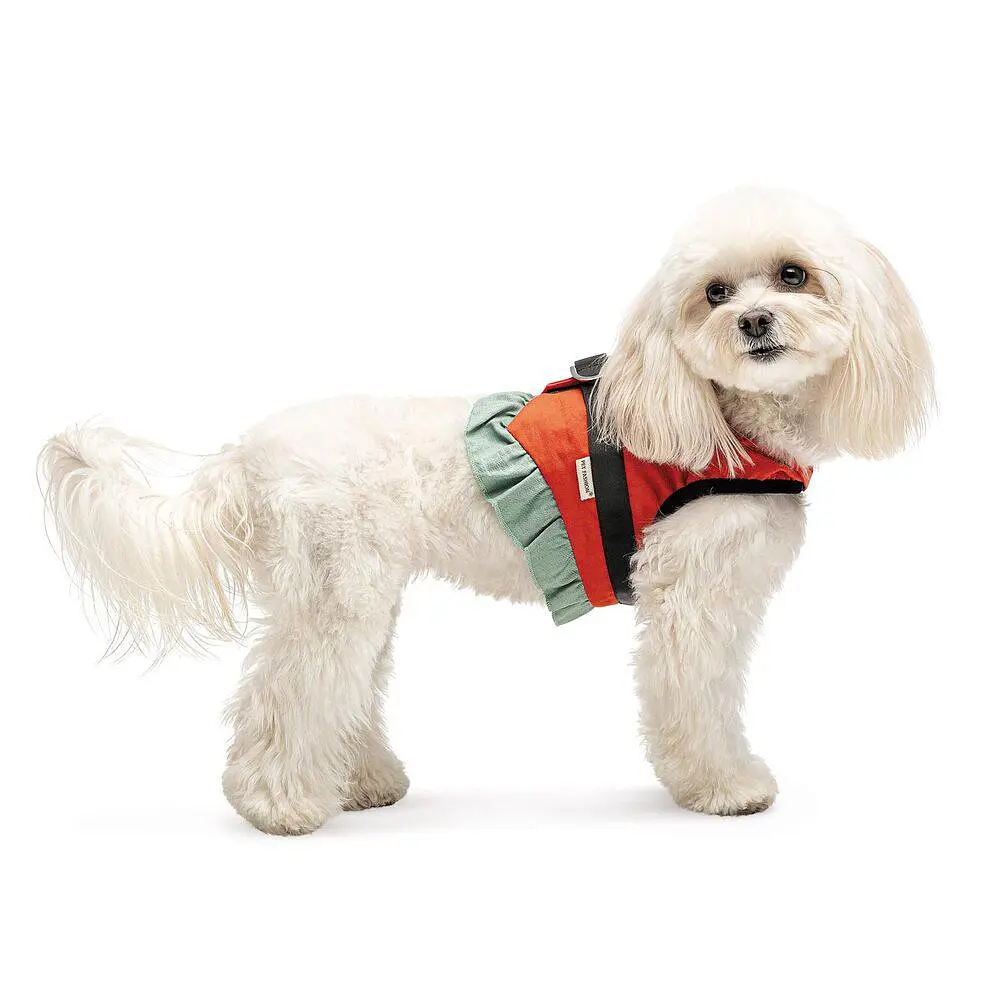 Шлея Monika ТМ Pet Fashion для собак XS2 червона - фото 3