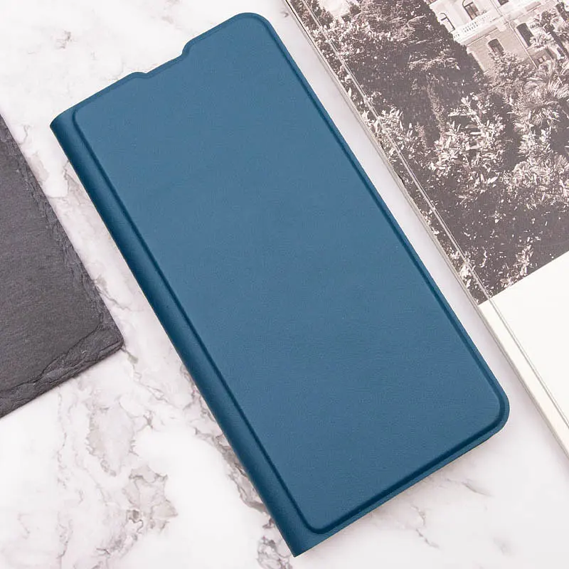 Шкіряний чохол-книжка GETMAN Elegant (PU) для Motorola Moto G14 Синій - фото 6