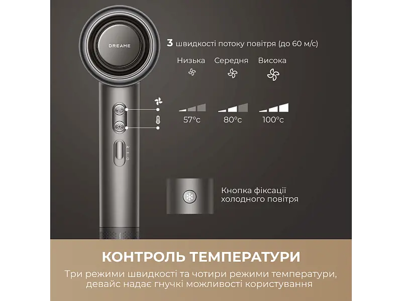 Фен Dreame Gusto Titanium AHG40A-TI - фото 4
