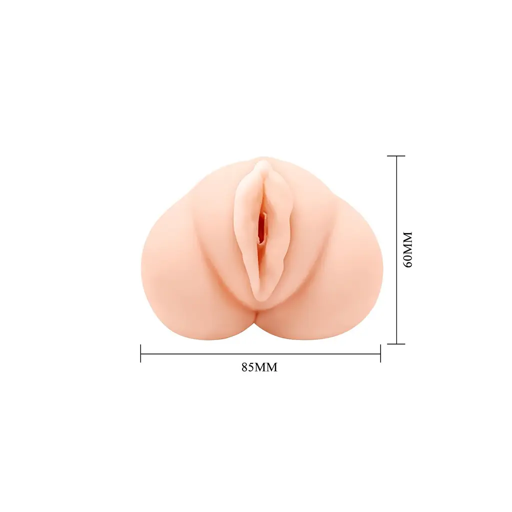 Реалістичний мастурбатор Crazy Bull Realistic Vagina (тілесний) - фото 8