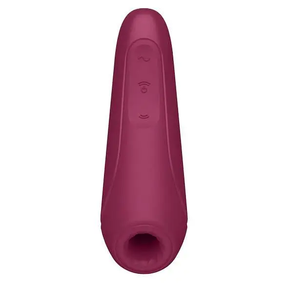 Ваакумный стимулятор клитора Satisfyer Curvy 1+ красный - фото 3