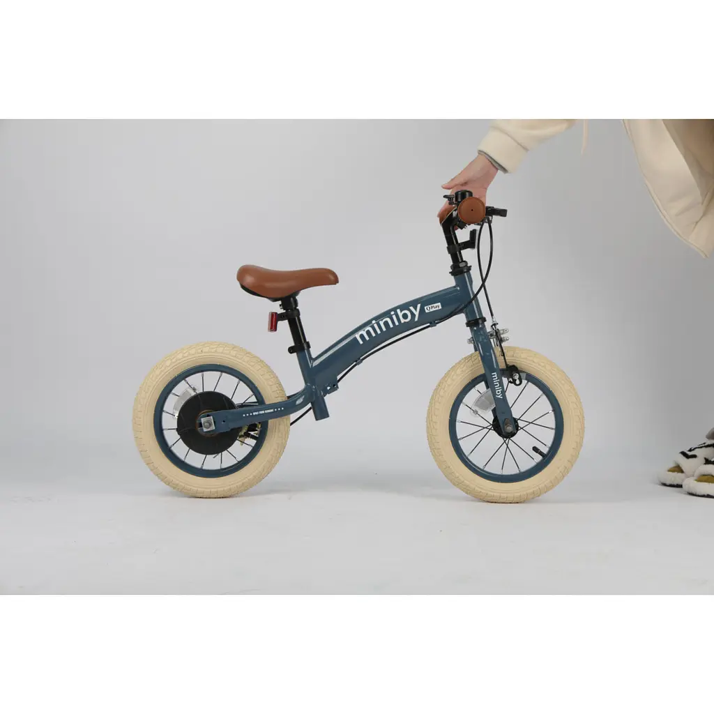 Велосипед-біговел Qplay Miniby 3в1 12" Grey-Blue (CB02MiniBy12Grey-Blue) - фото 6