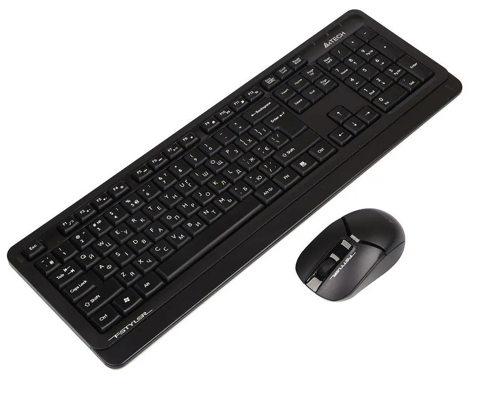 Комплект (клавіатура, миша) бездротовий A4Tech FG1012 Black (FG1012 (Black)) - фото 3