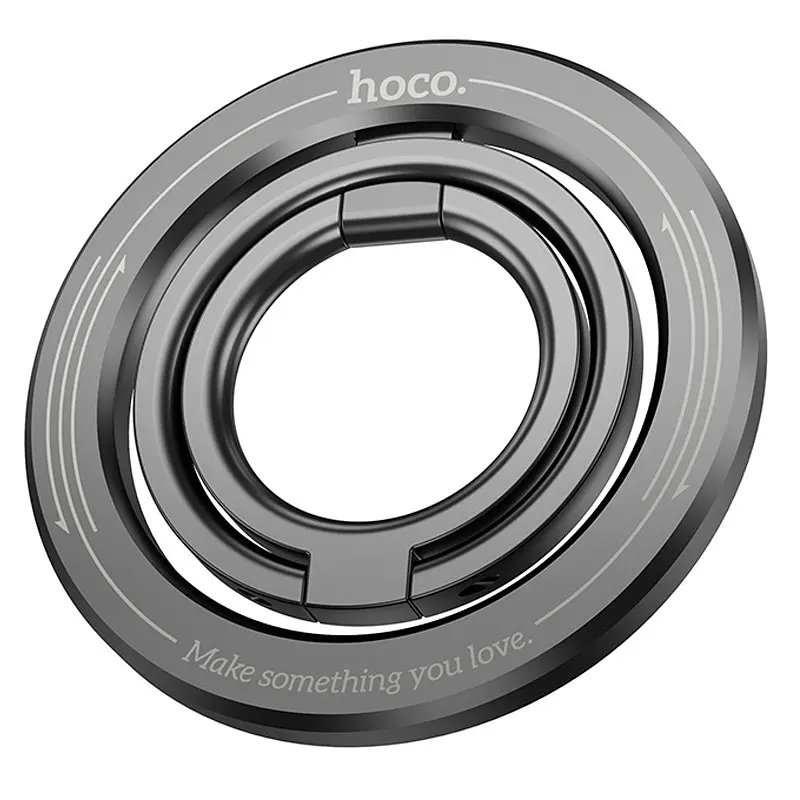 Магнітний тримач для телефону Hoco GH2 Clever Black - фото 3