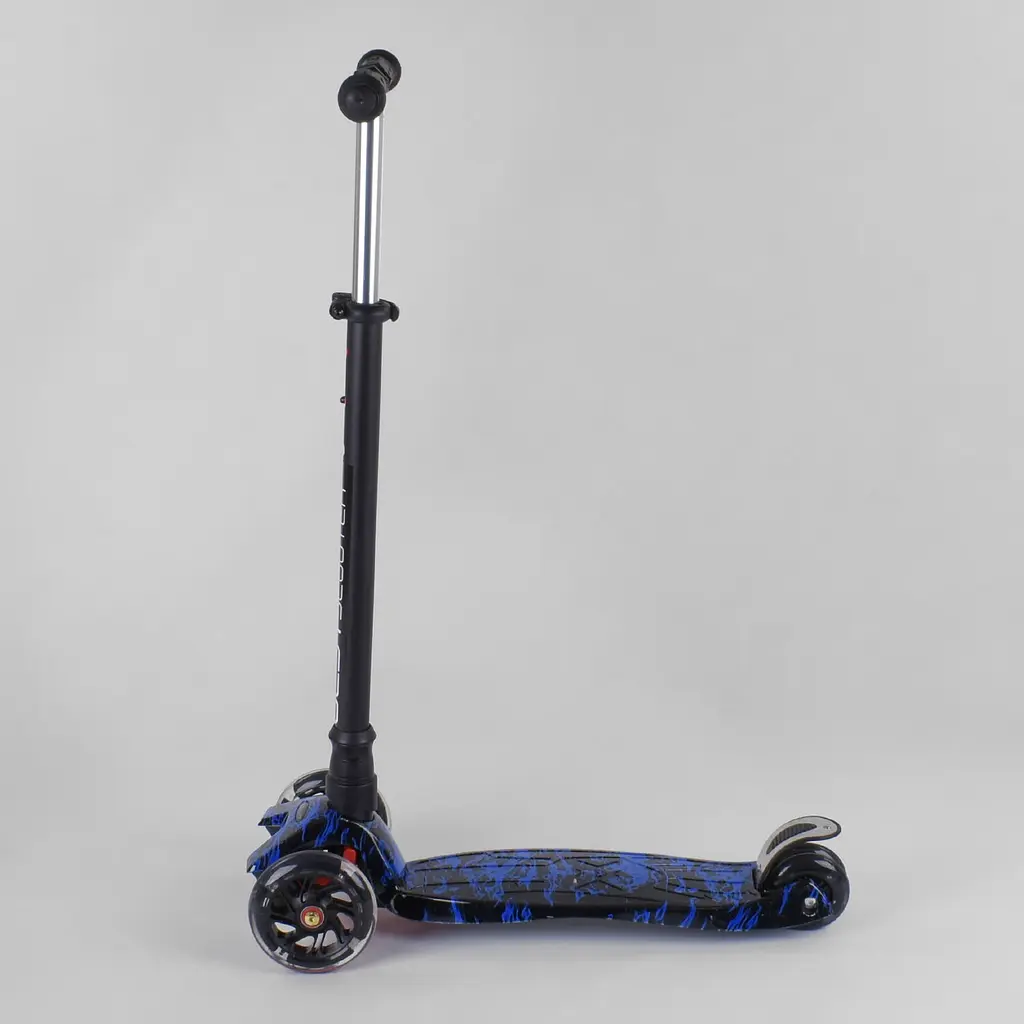 Самокат детский Best Scooter 59х16х30 см Черно-синий 000231557 - фото 3