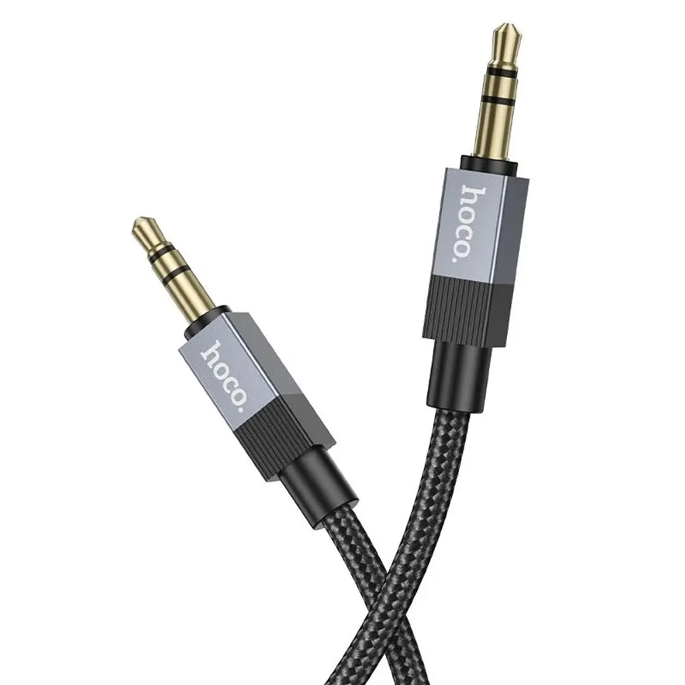Кабель Hoco UPA32 Jack 3.5 to Jack 3.5 1 м чорний - фото 4