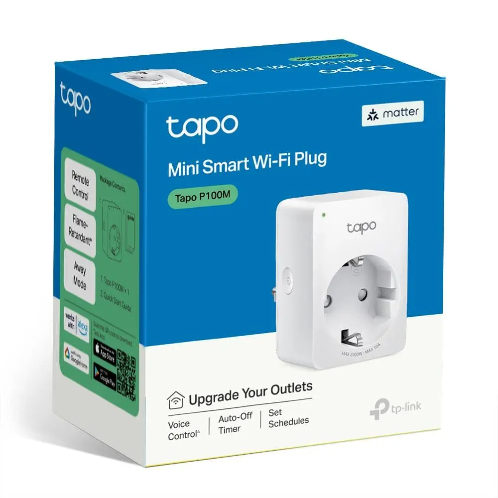 Умная розетка Wi-Fi, Tapo P100M TP-LINK - фото 6