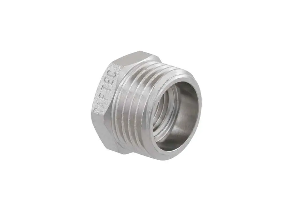 Футорка RAFTEC 1/2"Зх1/4"В латунь, ЗВ, DN15х8, нікель, F01001 - фото 2