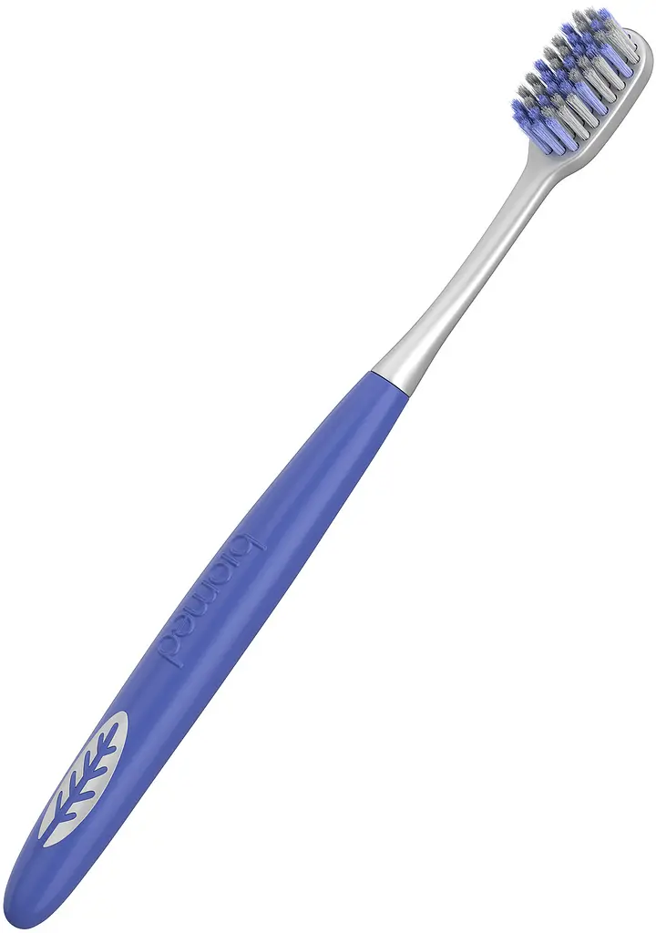 Зубная щетка BioMed Pink Salt ультрамягкая синяя - фото 3