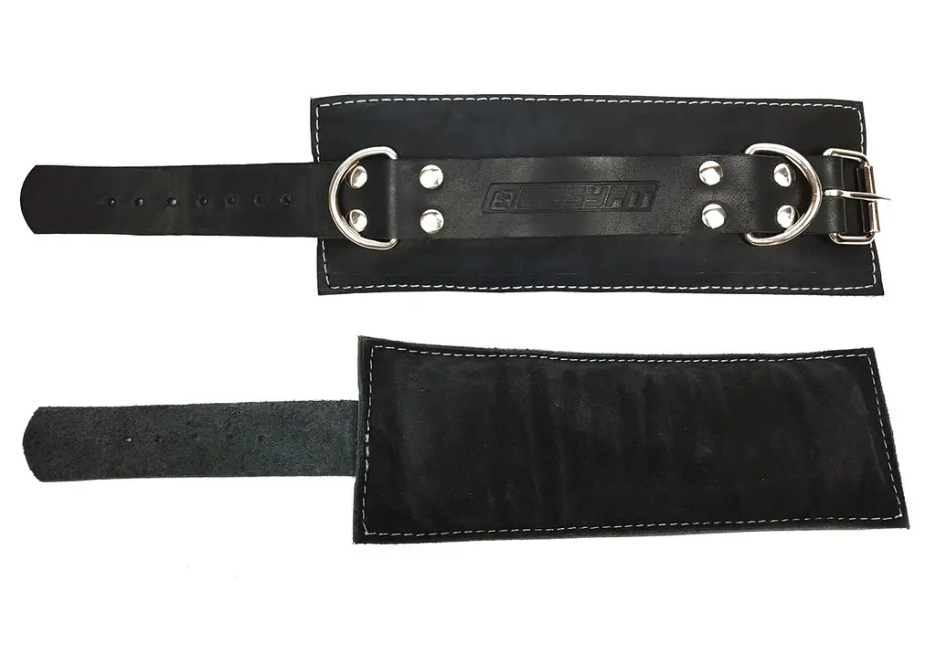 Манжета EasyFit F10 для тяги на тренажере (кожа) (EF-LGSTR-F10) - фото 3