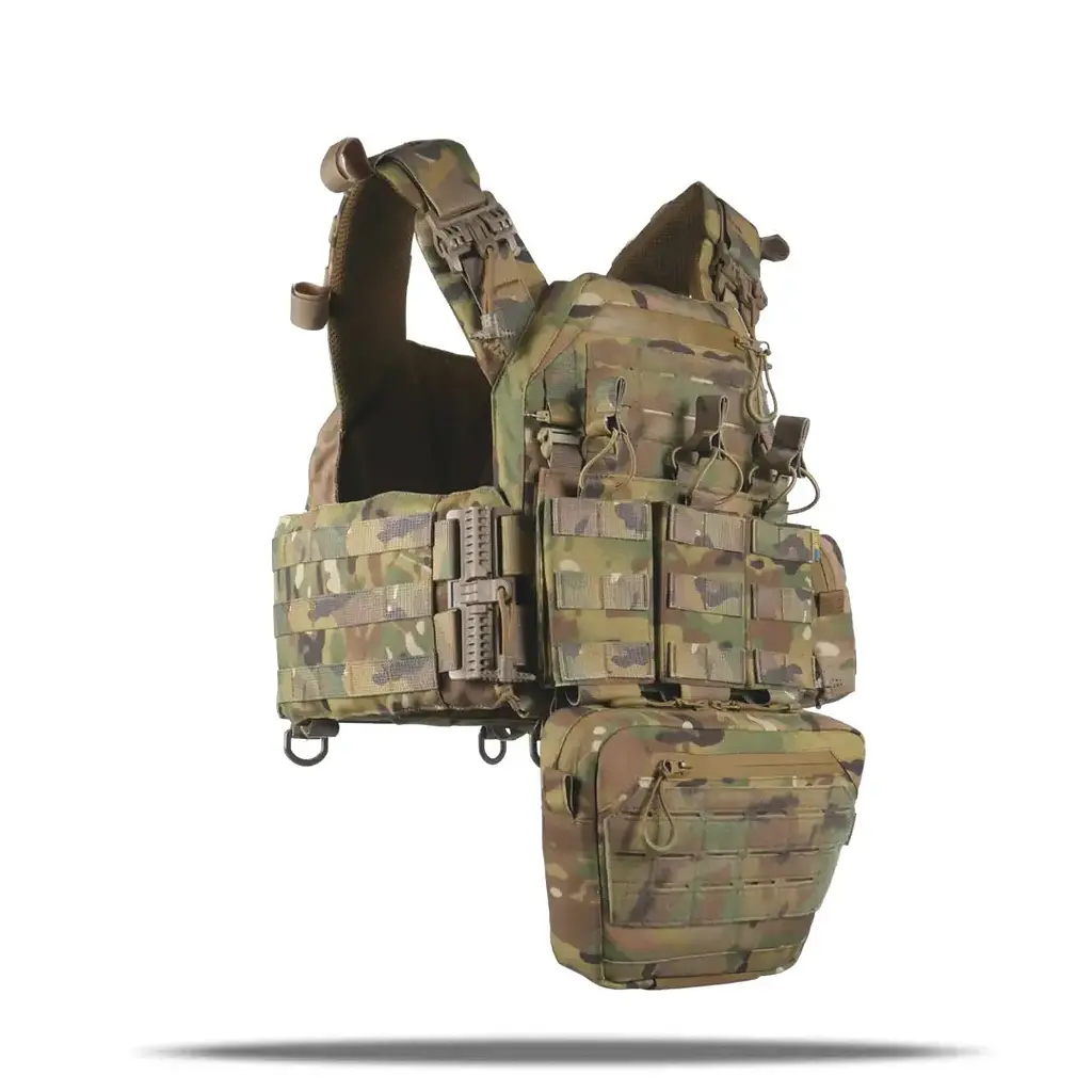 Плитоноска Kiborg GU gen.2 + 6 підсумків MultiCam (1000-k45003) - фото 3