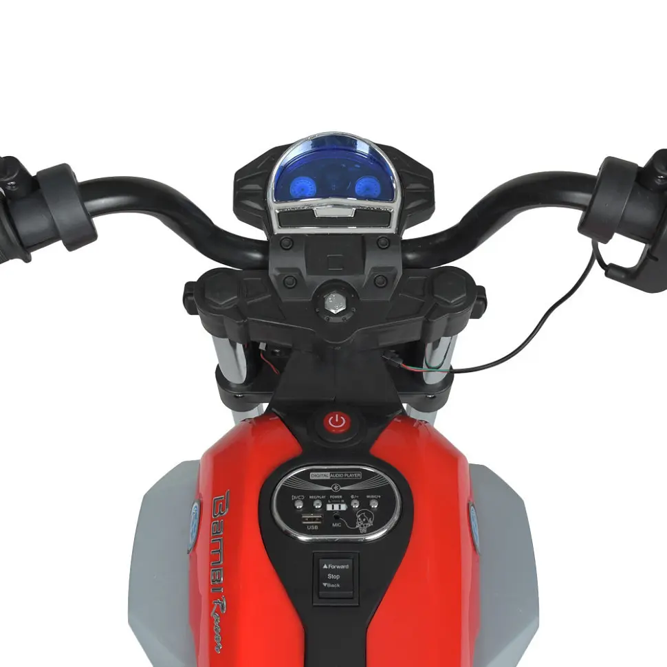Дитячий електромобіль Мотоцикл Bambi Racer M 3687AL-3 до 60 кг - фото 3