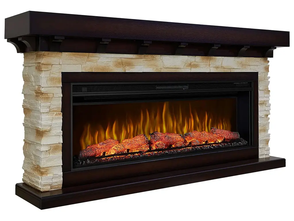 Камінокомплект ArtiFlame LUDWIG AF50 Махагон коричневий антік - фото 3