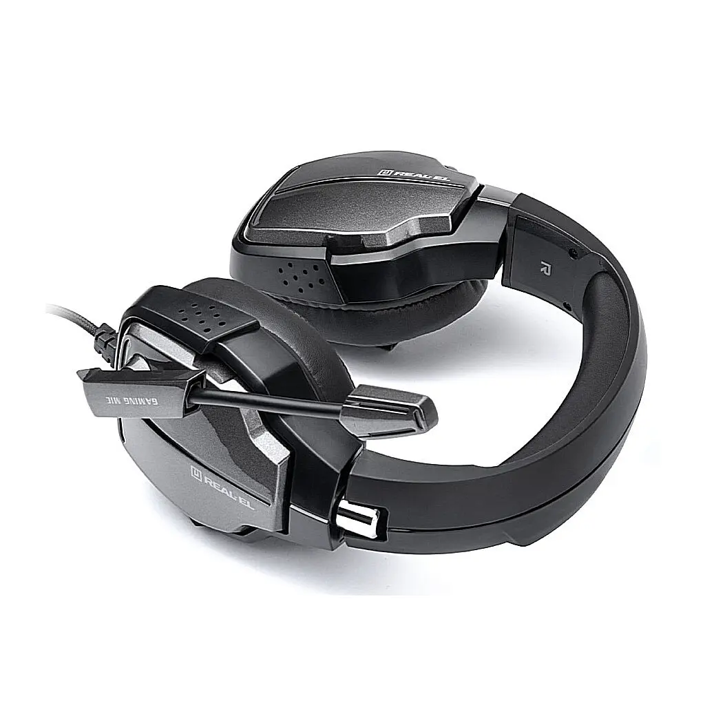 Навушники REAL-EL GDX-7680 Black - фото 6