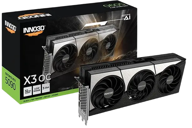 Відеокарта GeForce RTX 5090 32GB Inno3D X3 OC (N50903-32D7X-17593928) - фото 2