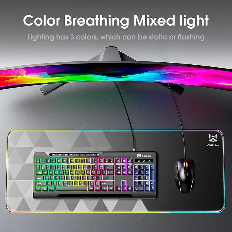 Клавіатура Onikuma wired gaming RGB keyboard 104 Keys G32 | ENG Layouts | - фото 3