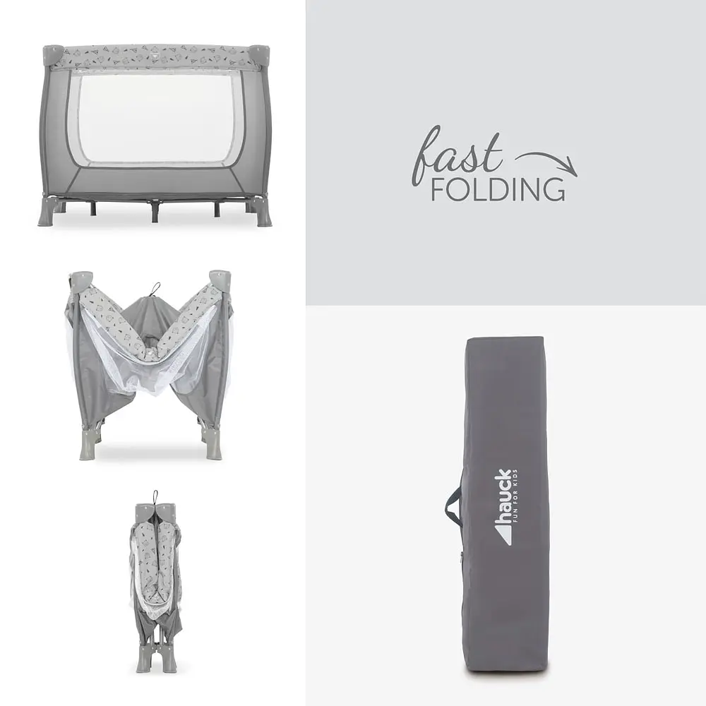 Дитячий манеж Hauck Sleep N Play SQ Nordic Grey (60649-0) - фото 6