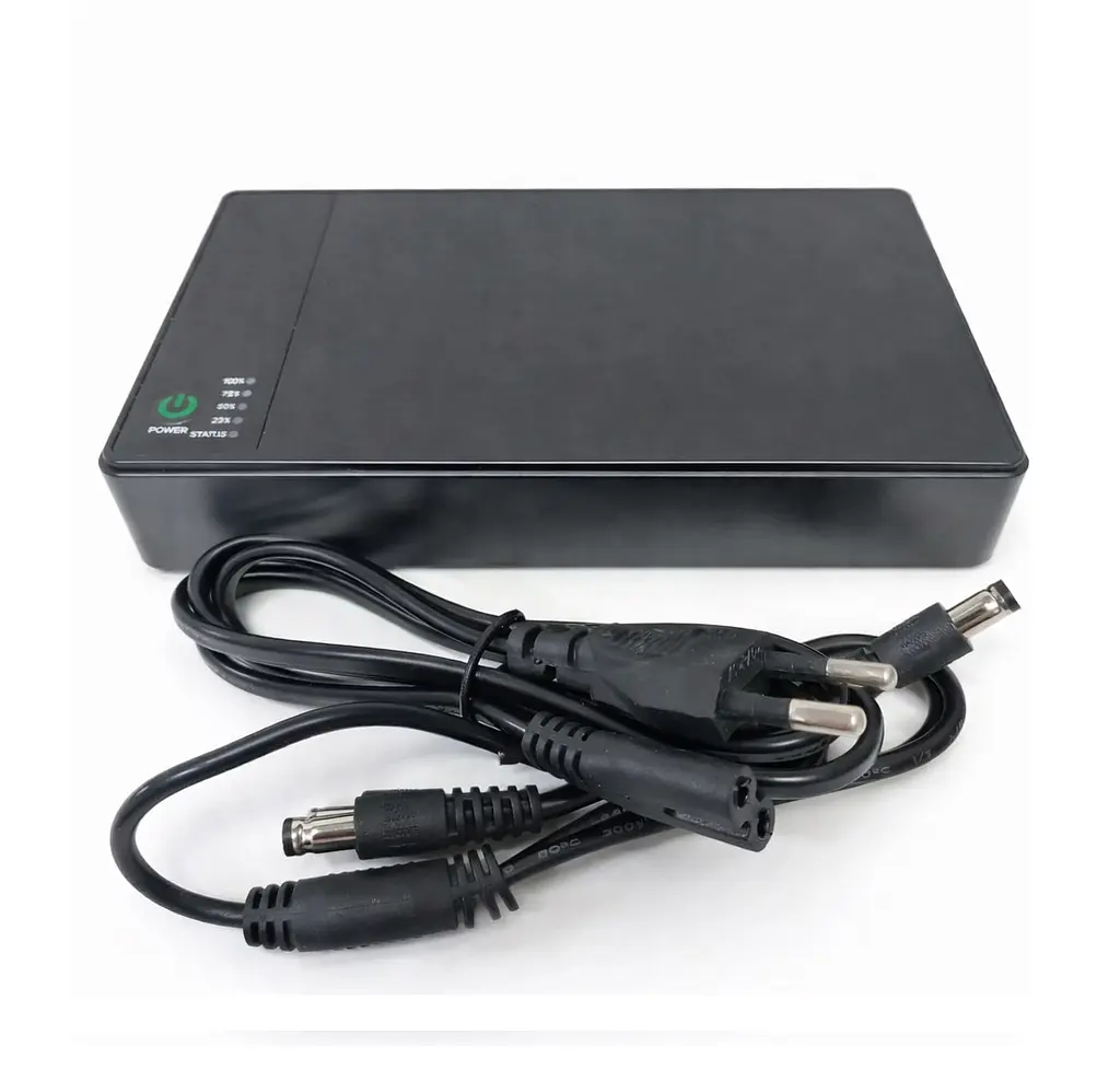 UPS ИБП бесперебойное питание для роутера, терминала ONU, DC 5/9/12V, USB Type-C, Voltronic DC18W 10400mAh - фото 2
