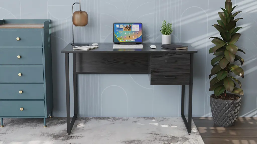 Комп'ютерний стіл Ferrum-decor Гаррі 75x140x70 білий ДСП Дуб Сонома Труфель 32мм (FRD-101018) - фото 4