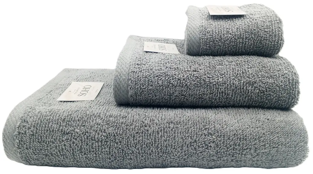 Рушник бавовняний Soho Basic Light Gray 30х50 см (30*50 Basic Lt Gray) - фото 2