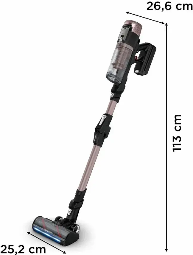 Rowenta Пилосос Rowenta безпровідний X-Force Flex 16.60 Aqua Animal, 315Вт, вологе прибирання, конт пилок -0.65л, автон. робота до 120хв, HEF system 99,9%, чорно-бронзовий - фото 4