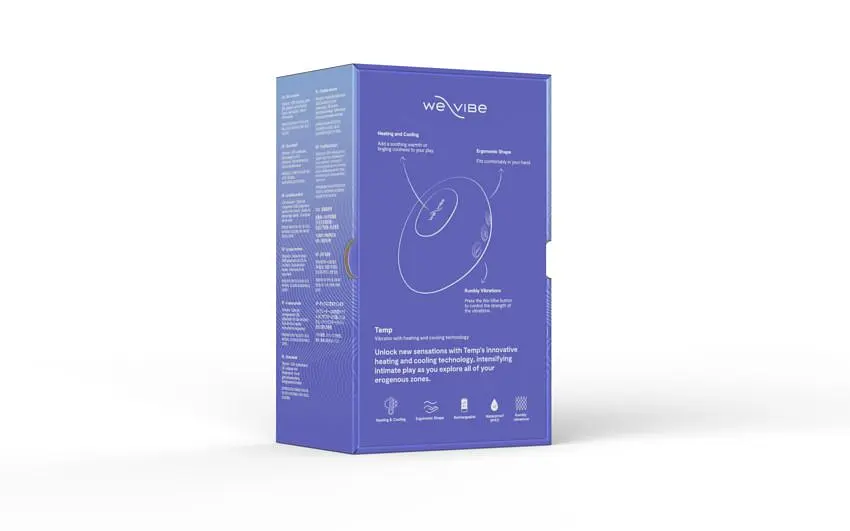 Вібратор We-Vibe Temp Lavender Blue для клітора - фото 31