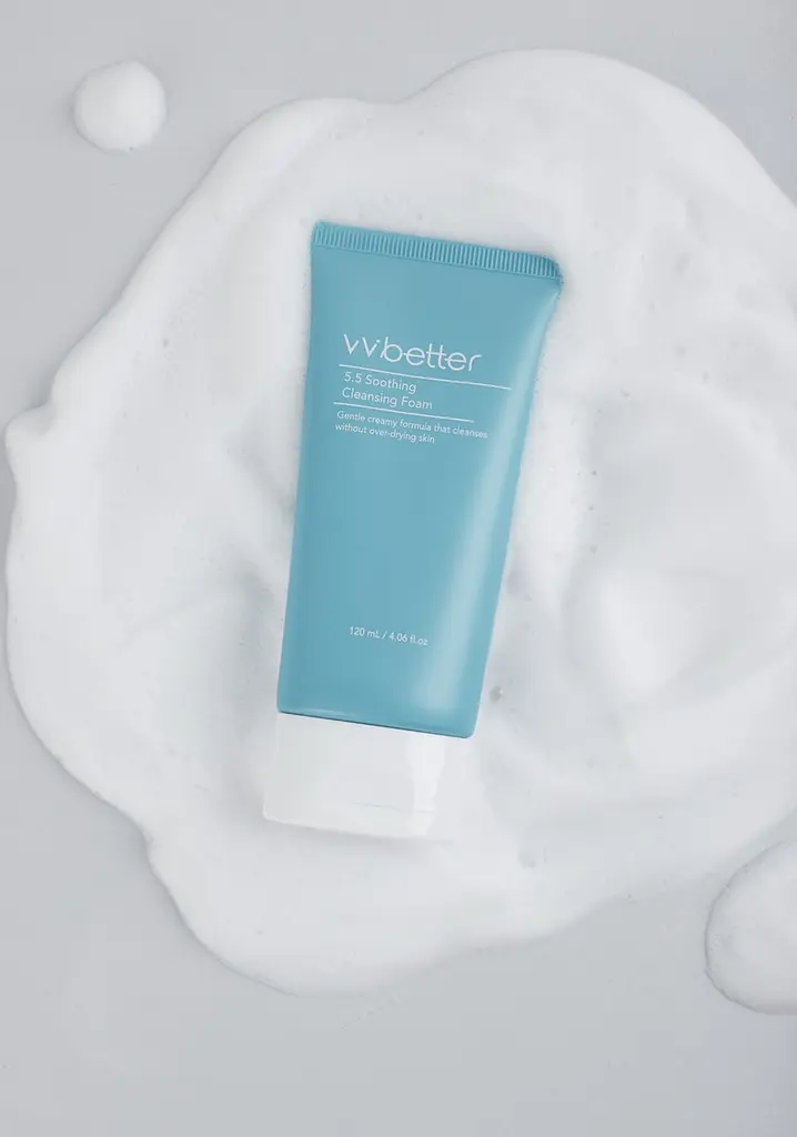 Пінка очищаюча для чутливої шкіри обличчя VVBETTER 5.5 SOOTHING CLEANSING FOAM, 120 мл - фото 2