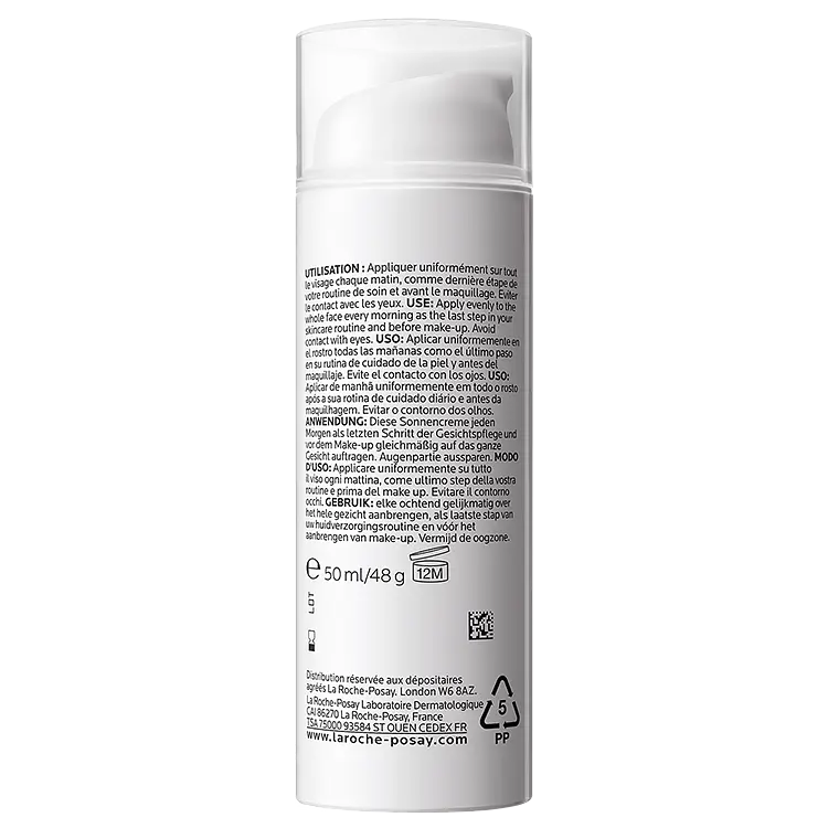 Солнцезащитный корректирующий гель крем La Roche-Posay Anthelios Oil Correct для ежедневного ухода за проблемной кожей лица склонной к жирности и несовершенствам SPF 50+ 50 мл (MB458100) - фото 3