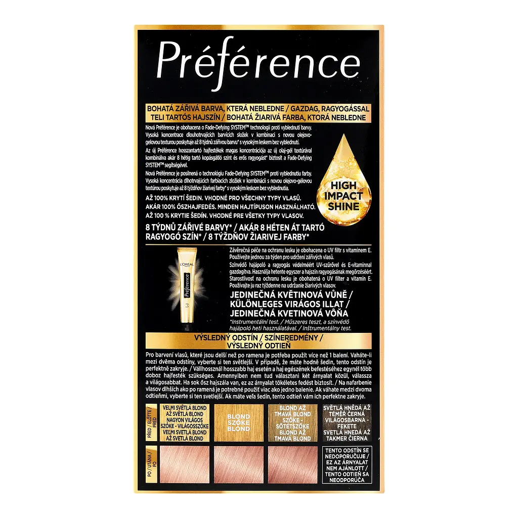 Стійка фарба для волосся L'Oreal Paris Preference 8.23 Santorini Medium Rose Gold 174 мл - фото 3
