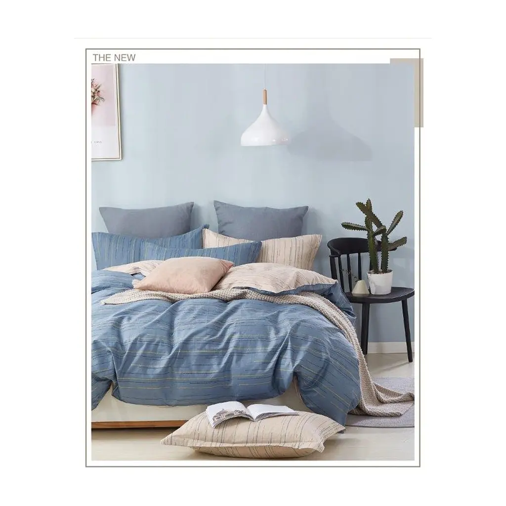 Постільна білизна Home Line Ніуе бязь євро (148921)