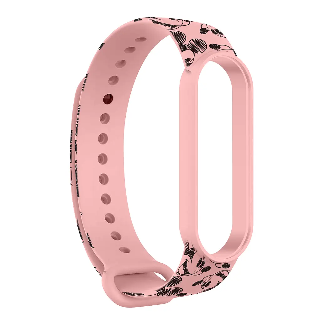 Ремінець ArmorStandart Cartoon для Xiaomi Mi Band 7/6/5 Mickey Pink (ARM59255) - фото 2