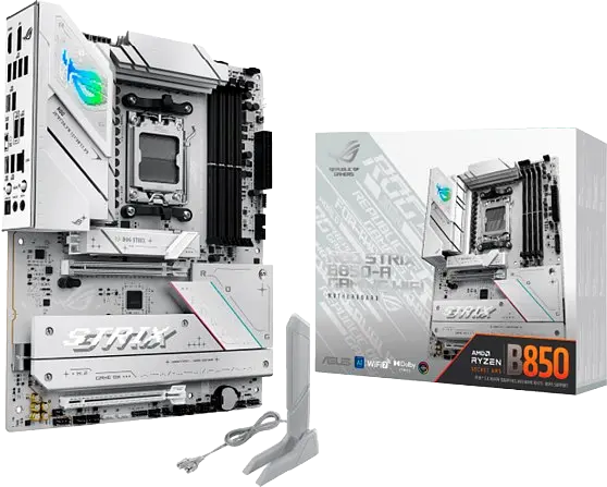 Материнcька плата Asus B850-A ROG Strix Gaming Wi-Fi Socket AM5 (ROG STRIX B850-A GAMING WIFI) Б/В - фото 4