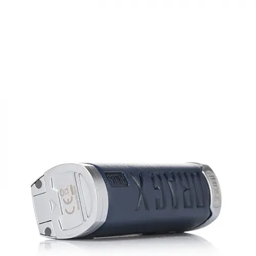 Батарейный мод для электронной сигареты VooPoo Drag X Plus 100W Mod Silver Blue (10714) - фото 3