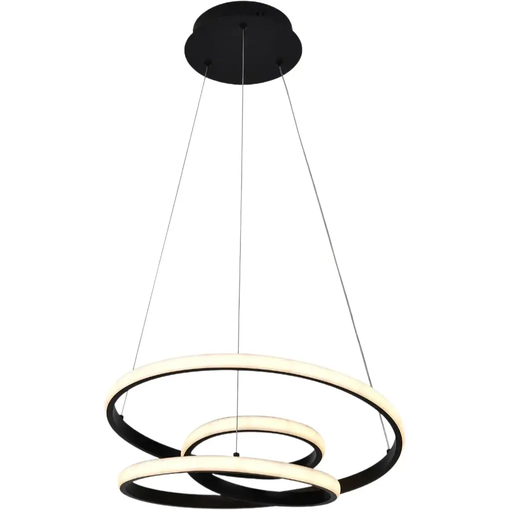 Світильник стельовий Miorro LED Lamantino з пультом ДУ та APP 80W 450х250 мм чорний (51-313-019) - фото 3